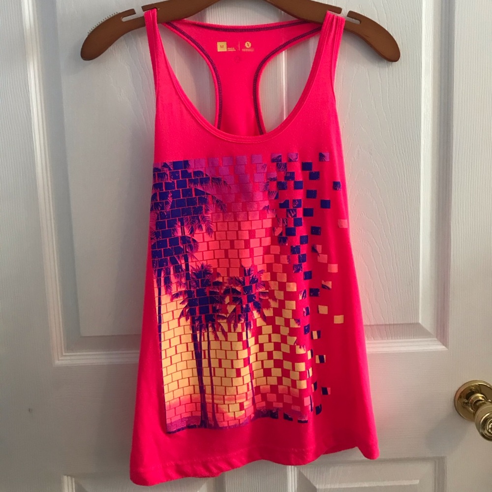 Neon work out tank